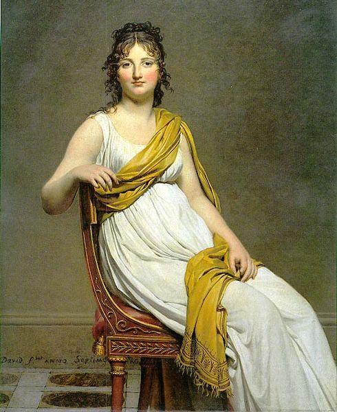 David, Jacques-Louis Madame Raymond de Verninac France oil painting art